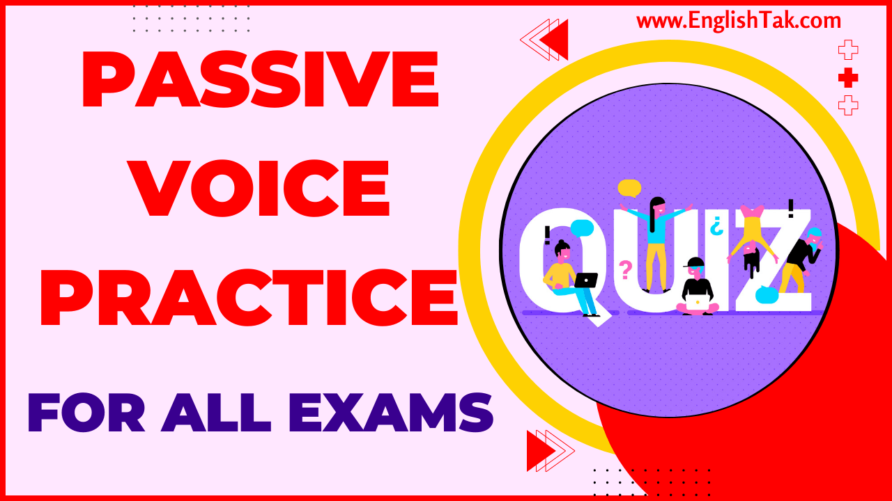 Passive voice practice exercises - 1