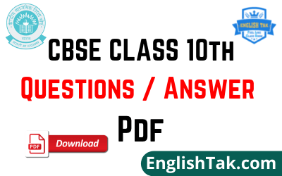 NCERT Solutions for Class 10 English Pdf