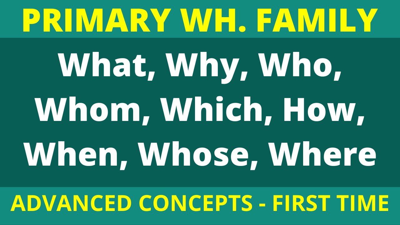 WH Family words in English