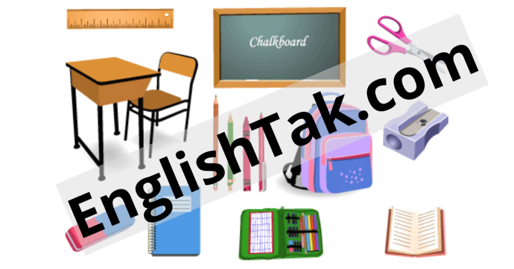 Classroom Objects In Hindi And English