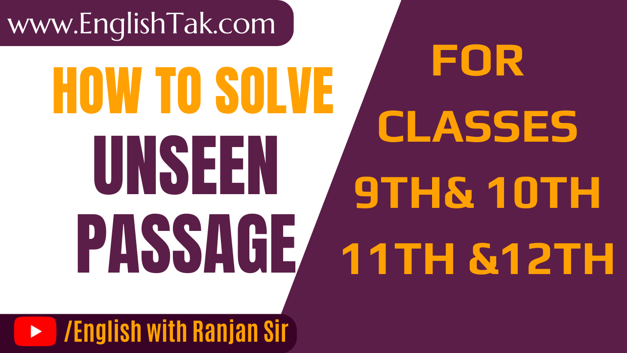 How to Solve Unseen Passage