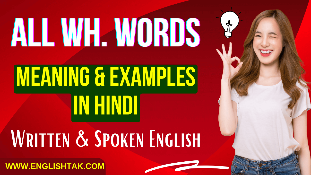 Wh Words In Hindi 100 Wh Words In English Hindi EnglishTak