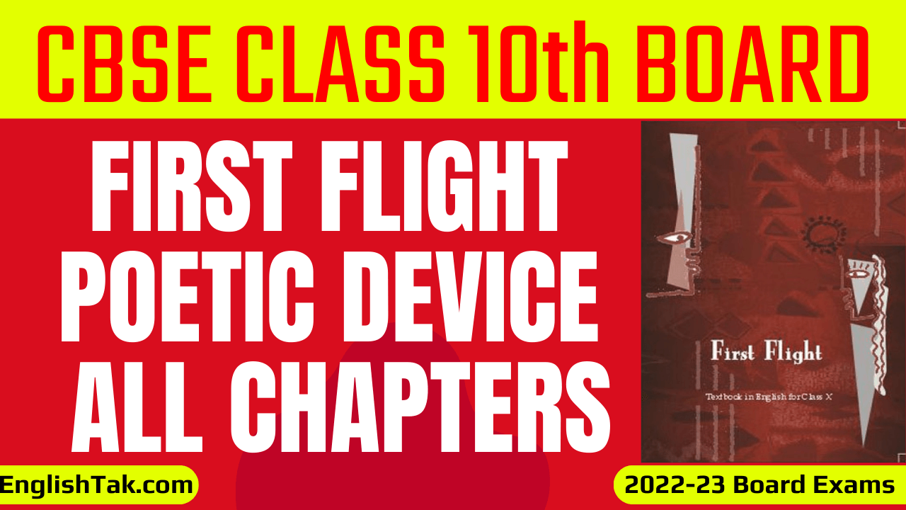 CBSE Class 10 All Chapters Poetic Device For Board Exam 2023