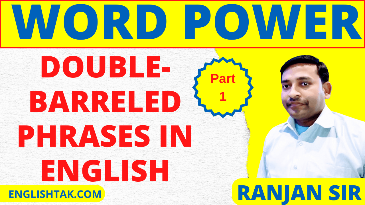 Double-barreled phrases in English