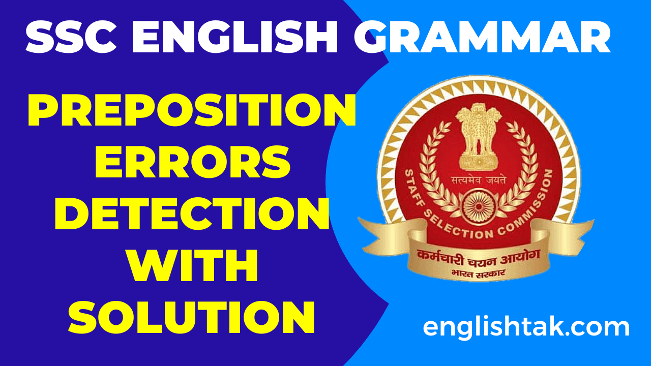 Preposition Errors Detection with Solution