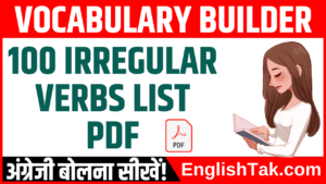 100 Irregular Verbs List Pdf