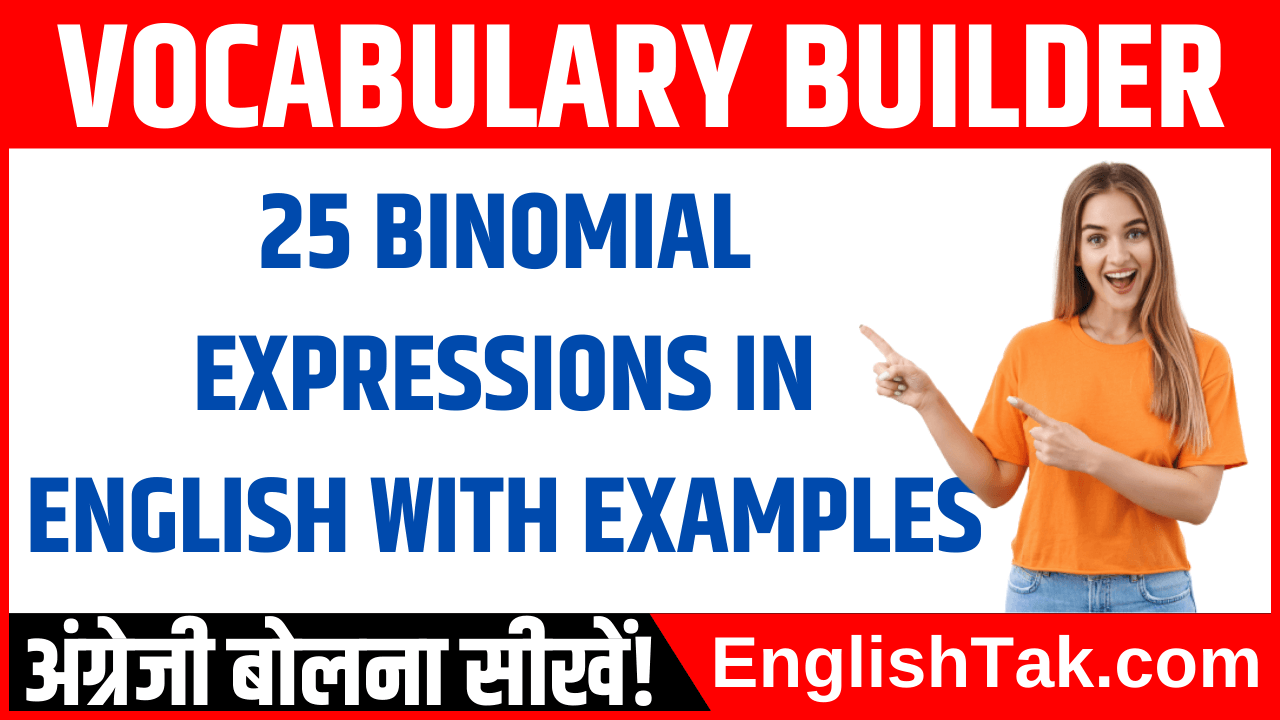 Binomial Expressions in English