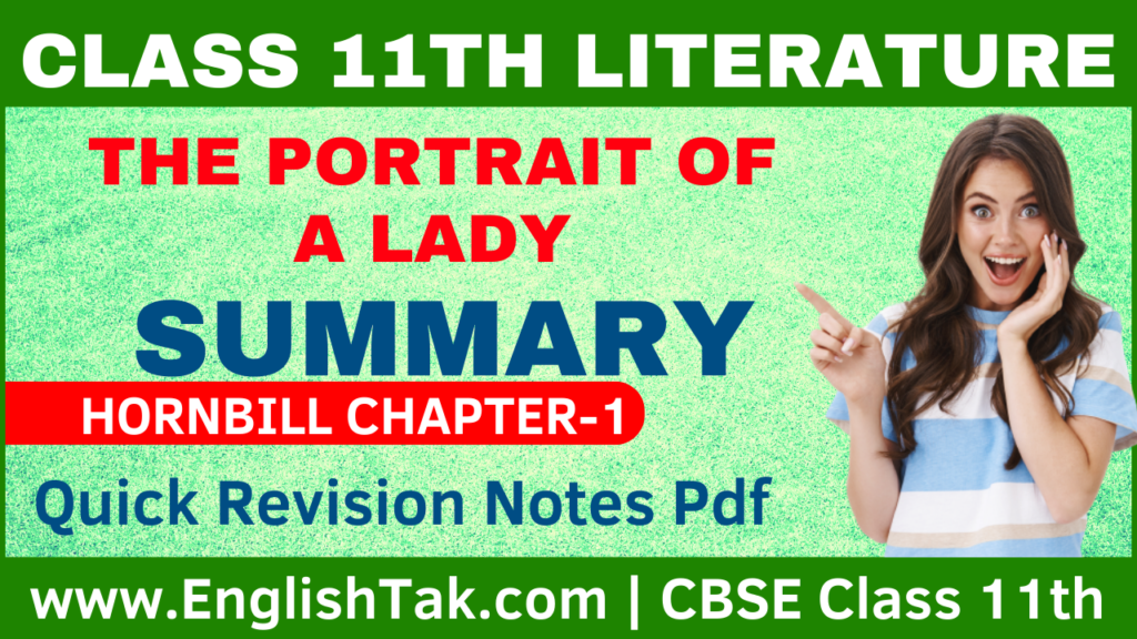 The Portrait of a Lady Summary Class 11 English