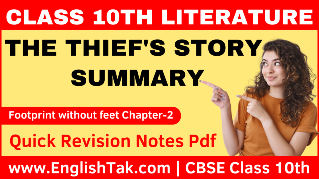 The Thiefs Story Summary Class 10 English 8747