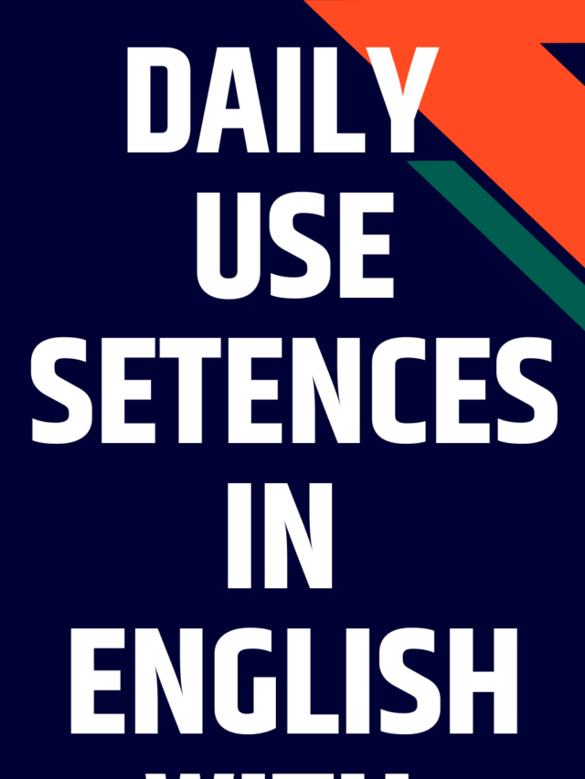 Daily Use Sentences Hindi to English – EnglishTak.com
