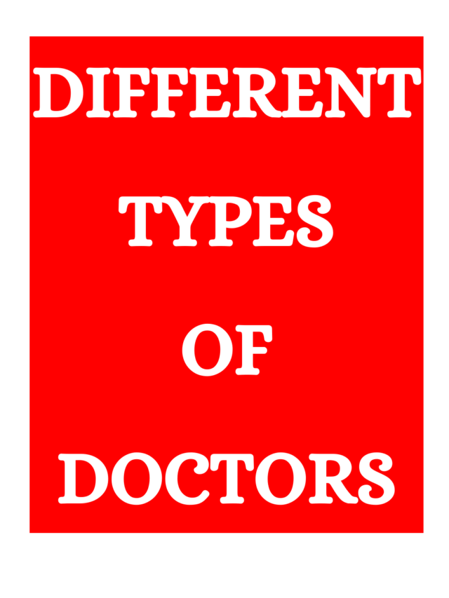 Different Types of Doctors in English