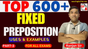 600+ Fixed Preposition with Hindi Part-3