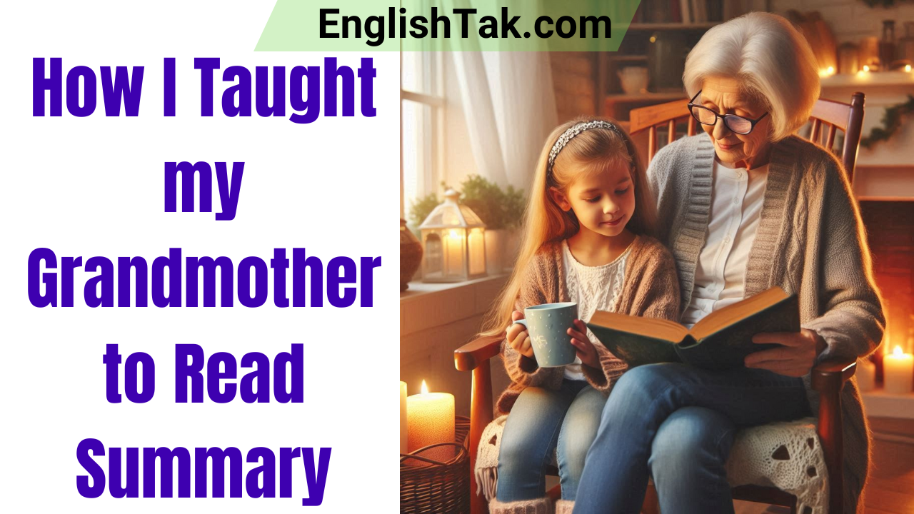 How I Taught My Grandmother to Read Summary