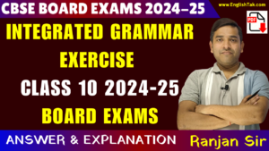 Integrated Grammar Class 10 MCQ 2025 Board Exams