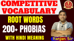 List of Phobias Common Phobias From A to Z with Hindi