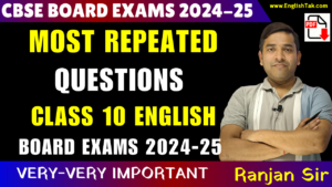 Most Repeated Questions in CBSE Class 10 English