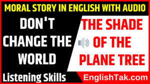 Short Story in English with Moral & Audio - Part-1